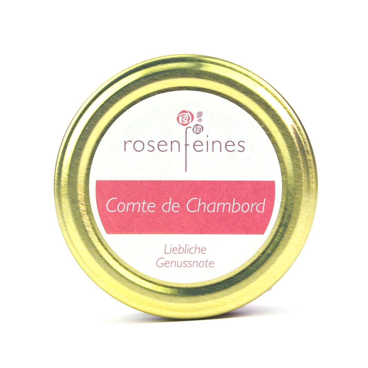 Comte de Chambord - Rosenblütenaufstrich von Rosenfeines - Kaffeekontor Friedrichstadt