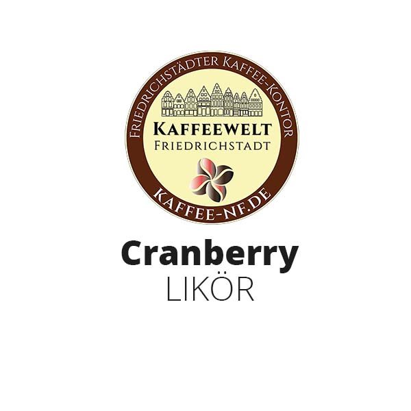 Cranberry Likör - Kaffeekontor Friedrichstadt