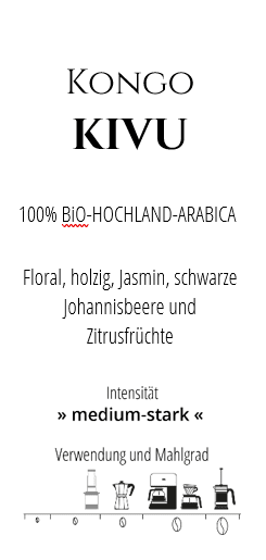 Kongo KIVU - Kaffeekontor Friedrichstadt