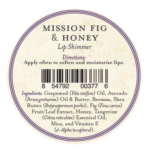 Lip Shimmer California Mission Fig & Honey - Kaffeekontor Friedrichstadt