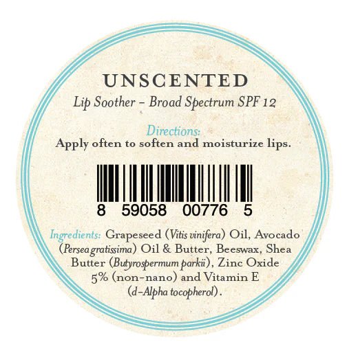 Lip Soother duftfrei SPF 12 - Kaffeekontor Friedrichstadt