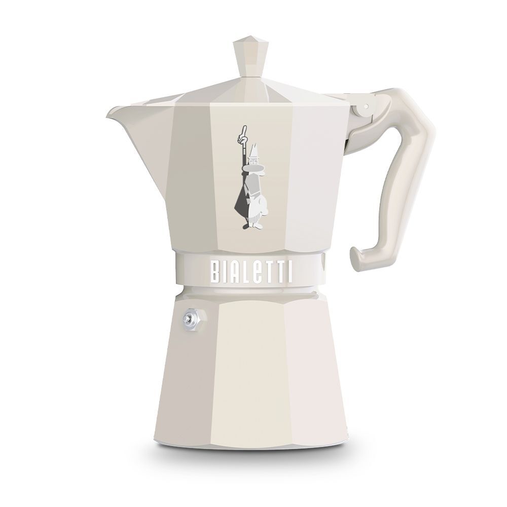 Bialetti Moka EXCLUSIVE beige 6 Tassen Espressokocher
