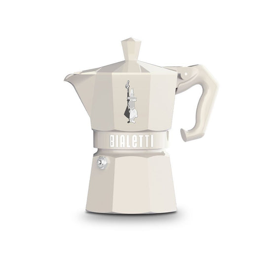 Bialetti Moka EXCLUSIVE beige 3 Tassen Espressokocher
