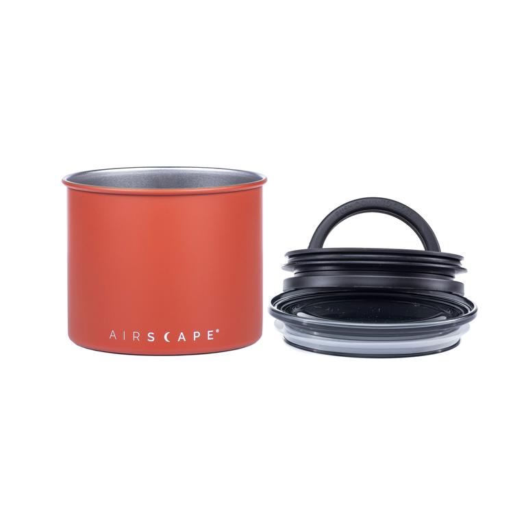 Airscape® Edelstahl-Aromabehälter, matt rot