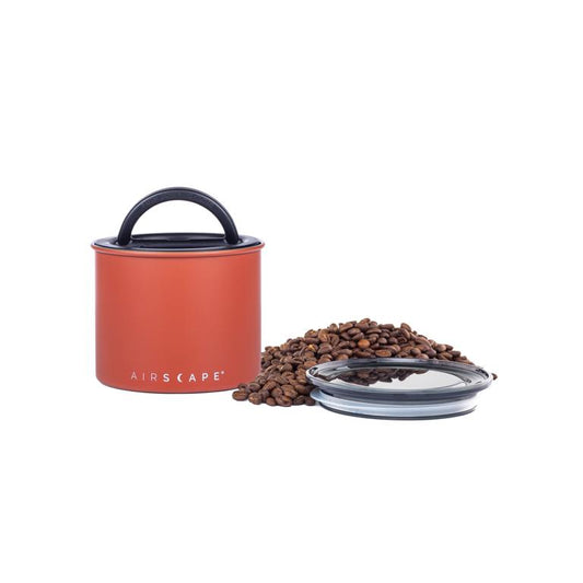 Airscape® Edelstahl-Aromabehälter, matt rot