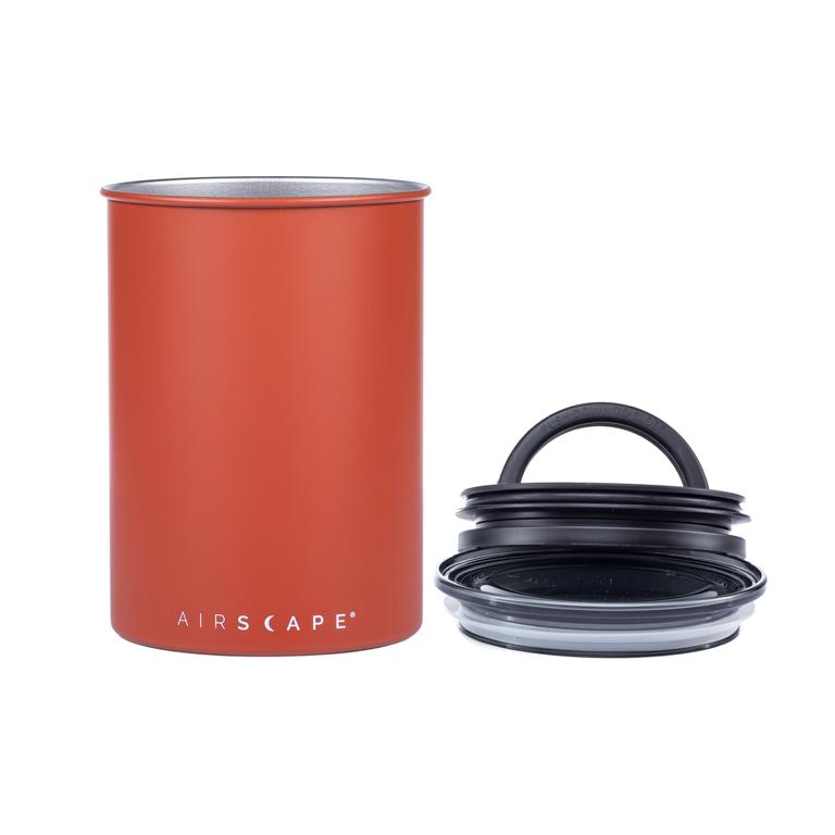 Airscape® Edelstahl-Aromabehälter, matt rot
