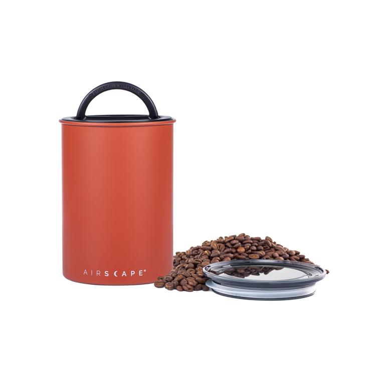 Airscape® Edelstahl-Aromabehälter, matt rot