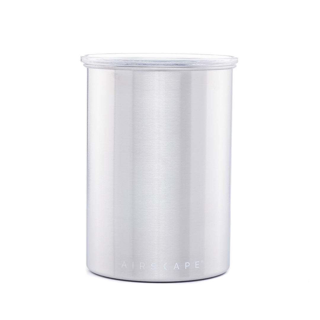 Airscape® Edelstahl-Aromabehälter, stahlgrau gebürstet