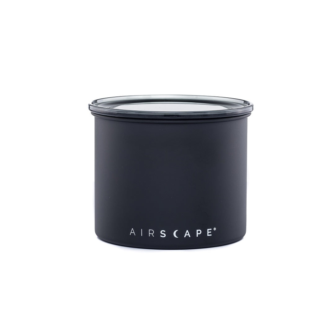 Airscape® Edelstahl-Aromabehälter schwarz matt