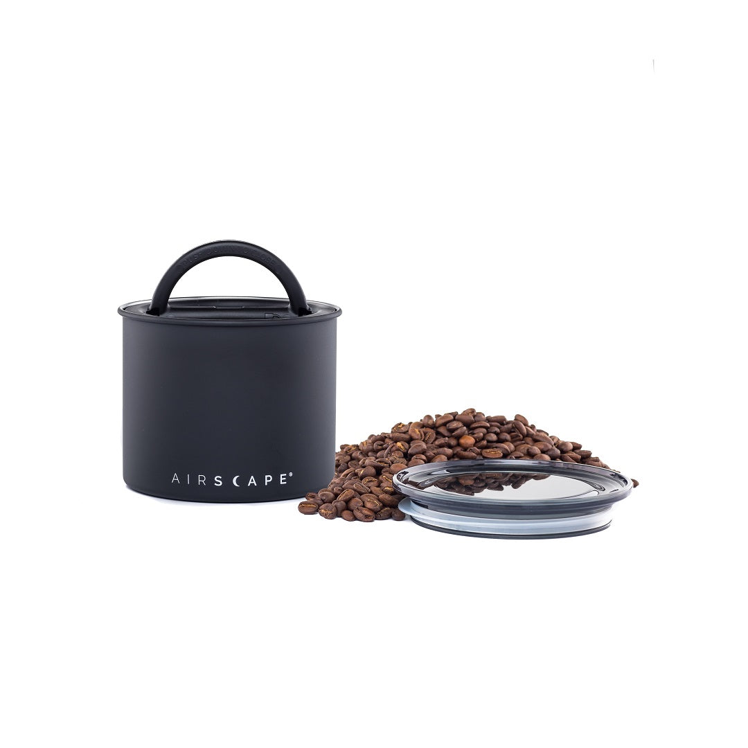 Airscape® Edelstahl-Aromabehälter schwarz matt