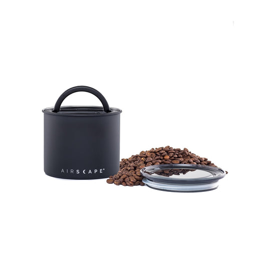 Airscape® Edelstahl-Aromabehälter schwarz matt
