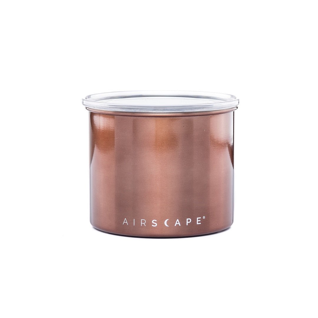 Airscape® Edelstahl - Aromabehälter kupfer gebürstet - Kaffeekontor Friedrichstadt