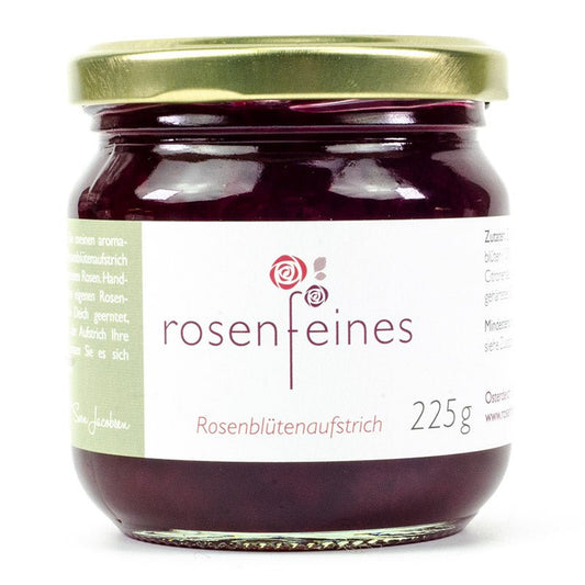 Alfred Colomb - Rosenblütenaufstrich von Rosenfeines - Kaffeekontor Friedrichstadt