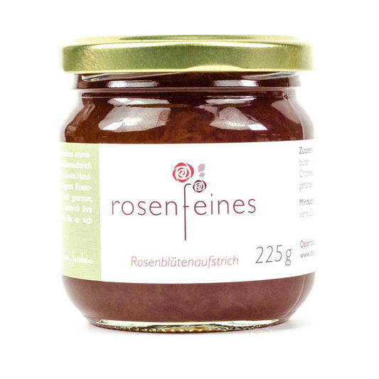 Augusta Luise - Rosenblütenaufstrich von Rosenfeines - Kaffeekontor Friedrichstadt