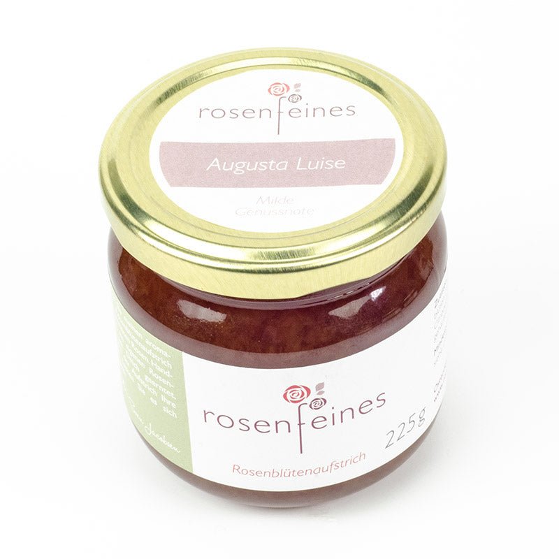Augusta Luise - Rosenblütenaufstrich von Rosenfeines - Kaffeekontor Friedrichstadt