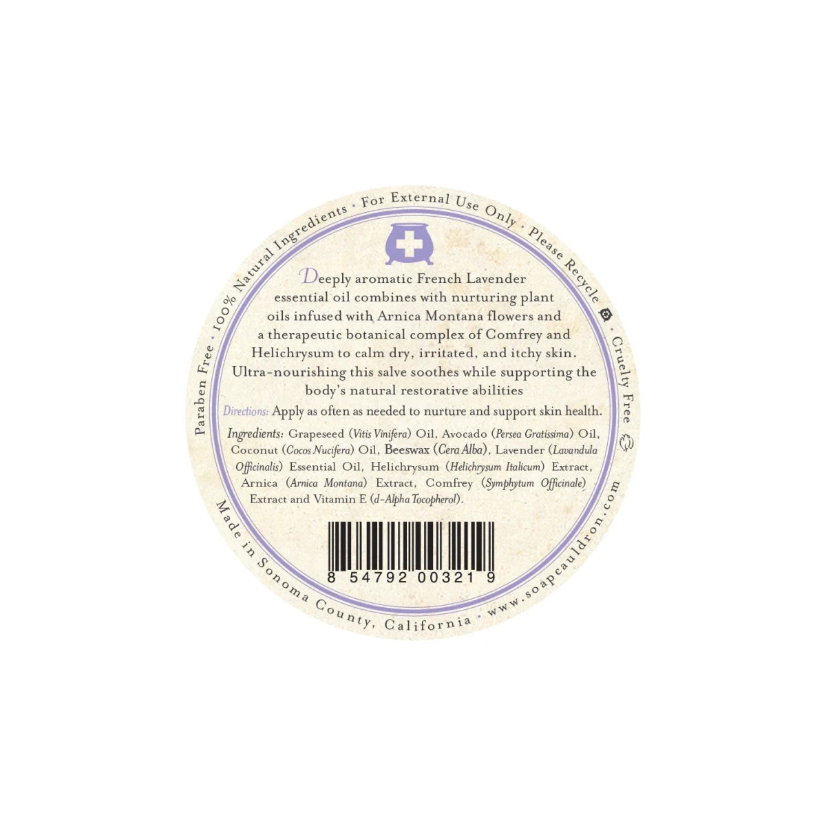 Beruhigende Salbe Lavender & Arnica - Kaffeekontor Friedrichstadt