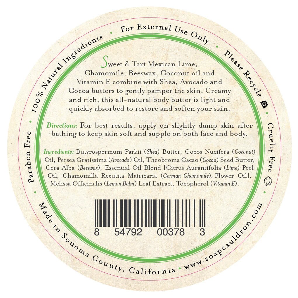 Body Butter Mexican Lime - Kaffeekontor Friedrichstadt