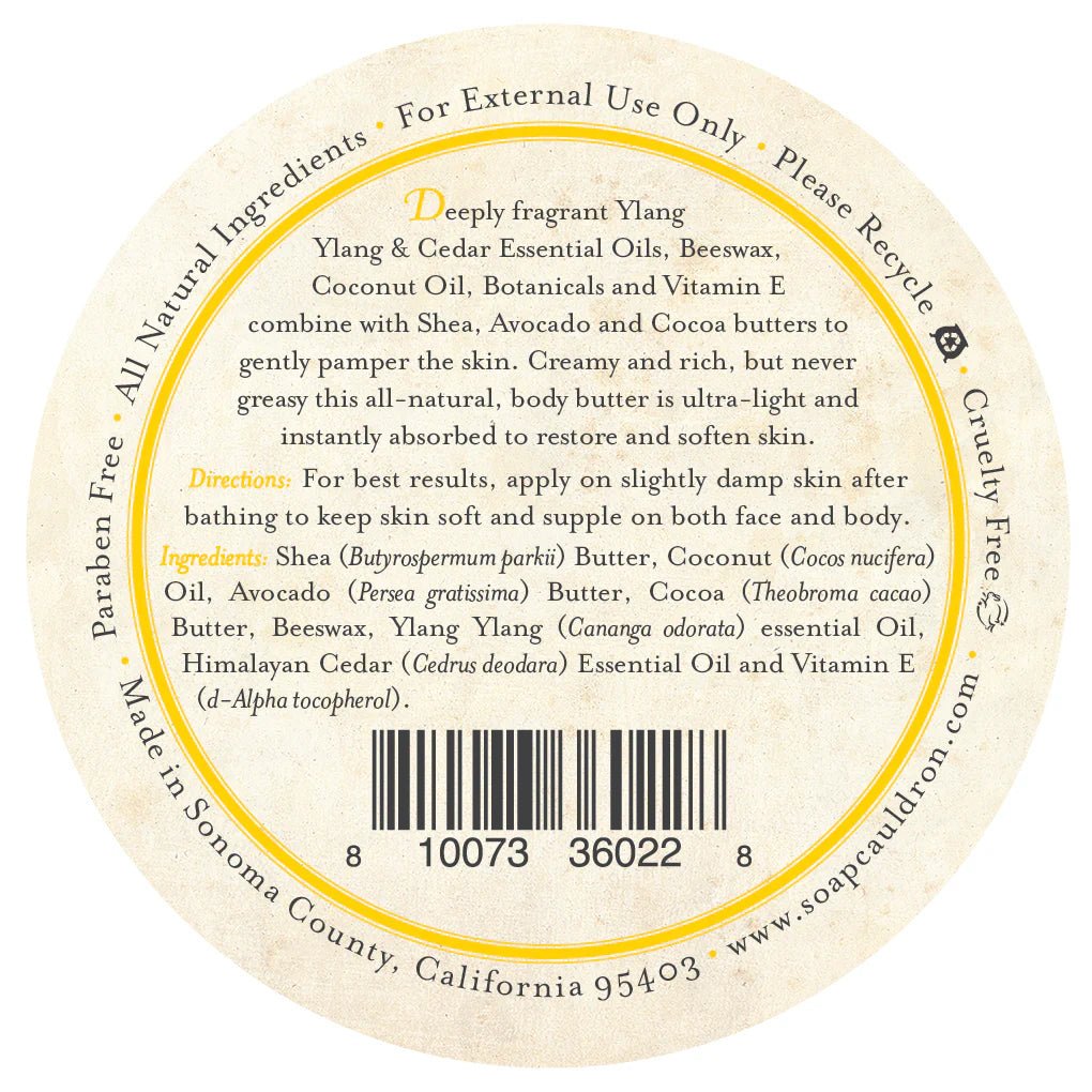 Body Butter Ylang Ylang - Kaffeekontor Friedrichstadt
