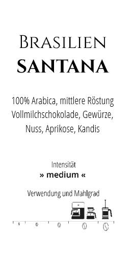 Brasil Santana - Kaffeekontor Friedrichstadt