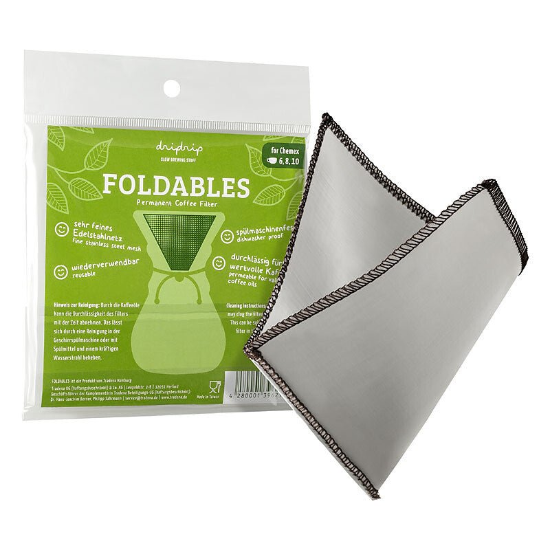 Foldables Dauerfilter Chemex - Kaffeekontor Friedrichstadt