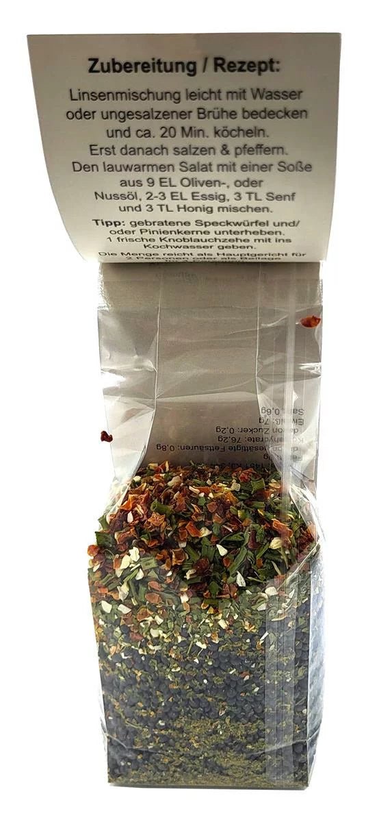 Französischer Beluga Linsen Salat - Kaffeekontor Friedrichstadt