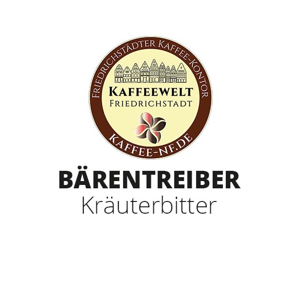 Kräuterhalbbitter Bärentreiber - Kaffeekontor Friedrichstadt
