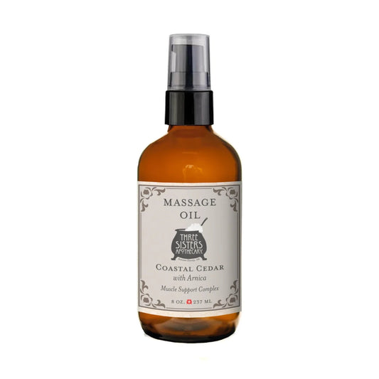 Massageöl Costal Cedar mit Arnika - Kaffeekontor Friedrichstadt