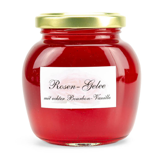 Rosengelee mit echter Bourbon - Vanille - Kaffeekontor Friedrichstadt