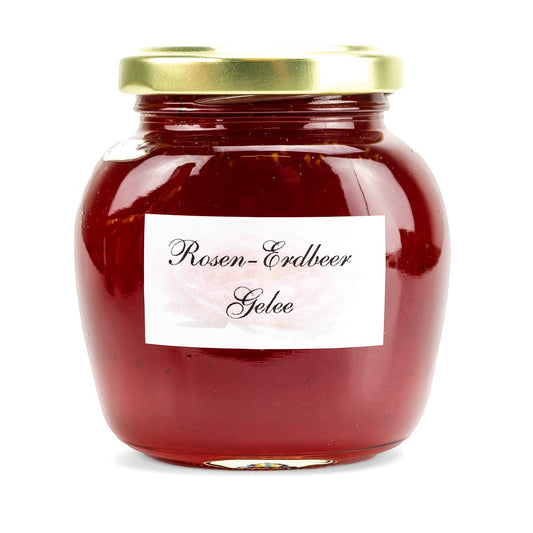 Rosengelee mit Erdbeeren - Kaffeekontor Friedrichstadt