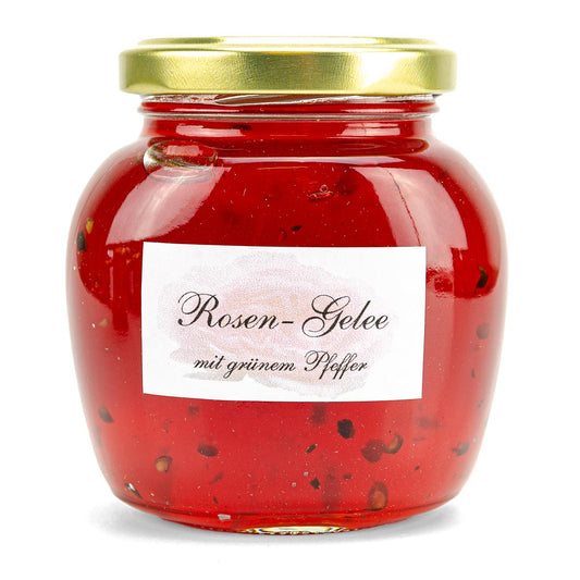 Rosengelee mit grünem Pfeffer - Kaffeekontor Friedrichstadt