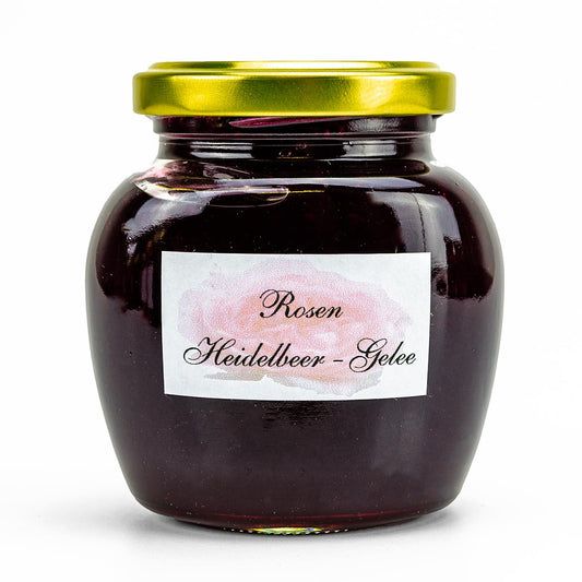Rosengelee mit Heidelbeeren - Kaffeekontor Friedrichstadt