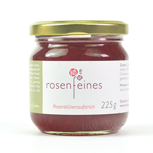 Sylter Rose - Rosenblütenaufstrich von Rosenfeines - Kaffeekontor Friedrichstadt