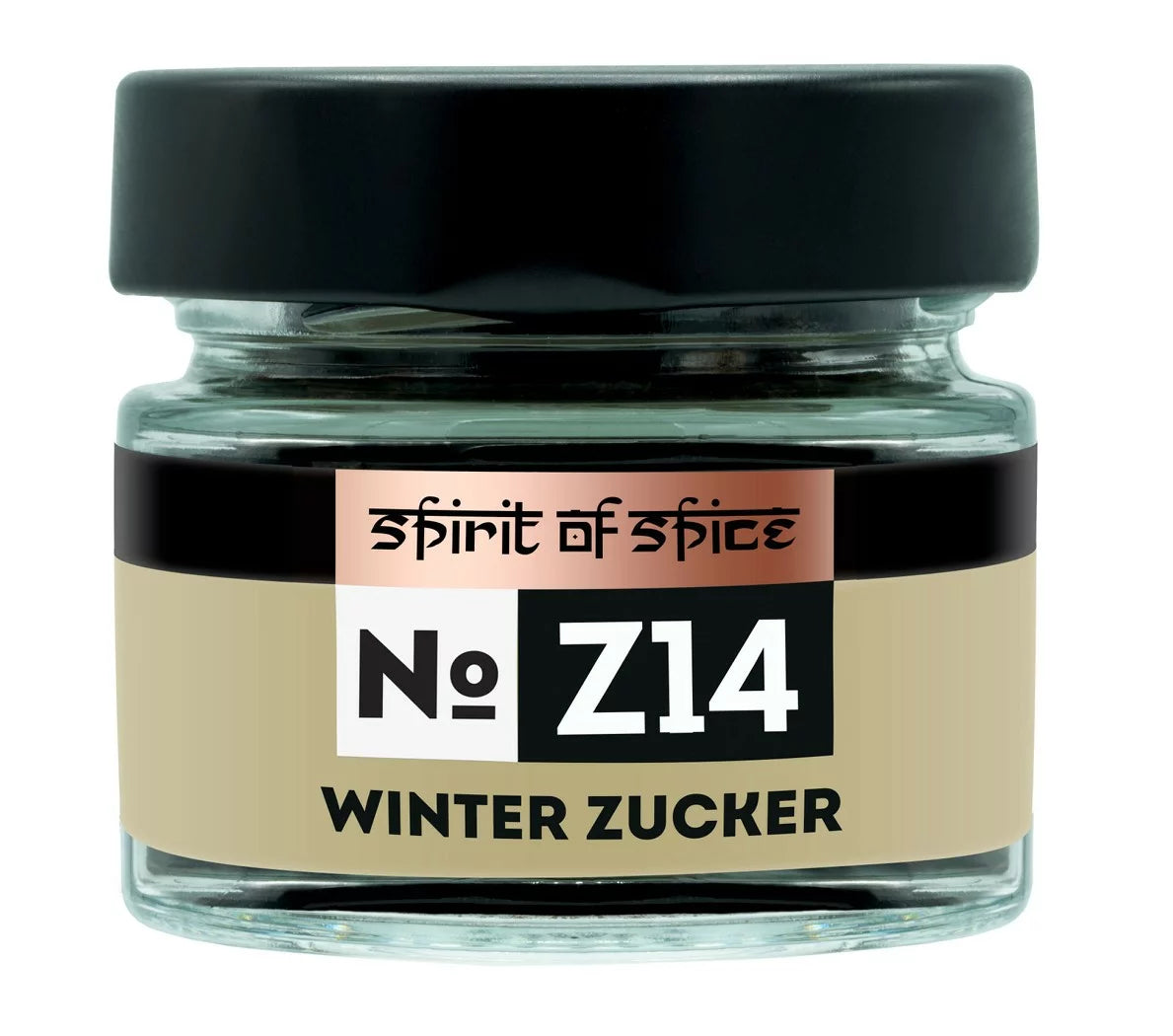 Winter Zucker Gewürzglas